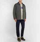 Thumbnail for your product : Neighborhood Logo-Appliqued Melange Fleece-Back Cotton-Jersey Sweatshirt - Men - Gray