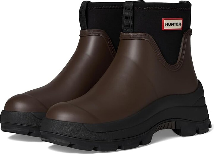 Hunter Eloise Women's Rain Boots Dark Brown : 5 M, Rubber