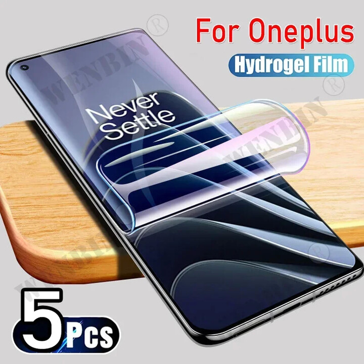 WENBIN 5 Pcs Hydrogel Film For OnePlus 13 12 12R 11 10 9 8 Pro Nord CE 4 3 2 Lite N300 N200 N30 N20 CE 3 2 Fill Cover Screen Protector