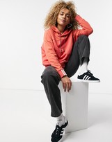 Thumbnail for your product : adidas logo RYV hoodie in coral