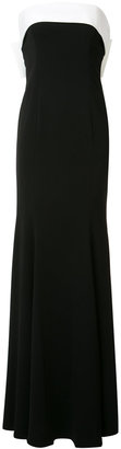 Jay Godfrey bicolour strapless gown - women - Polyester/Spandex/Elastane - 6