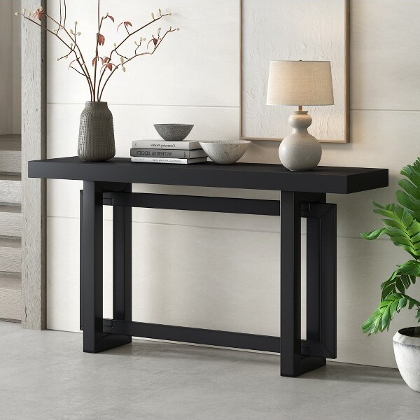 TIRAMISUBESTContemporaryStyleConsoleTableModernSofaTableMinimalistLongEntrywayTableHallwayDisplayTable