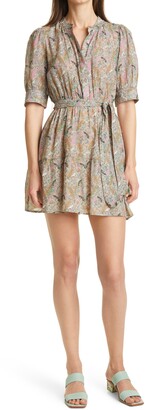 BA&SH Jasmine Floral Belted Minidress - ShopStyle Dresses