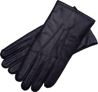1861 Glove Manufactory Treviso Hand Sewn Men's Gloves In Navy Blue