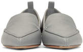 Thumbnail for your product : Nicholas Kirkwood Grey Leather Beya Loafers