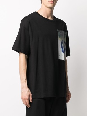 Facetasm photograph-print cotton T-shirt