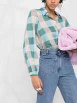 Thumbnail for your product : Semi-Couture Check-Print Cotton Shirt