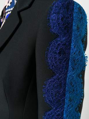 Emilio Pucci lace inserts blazer
