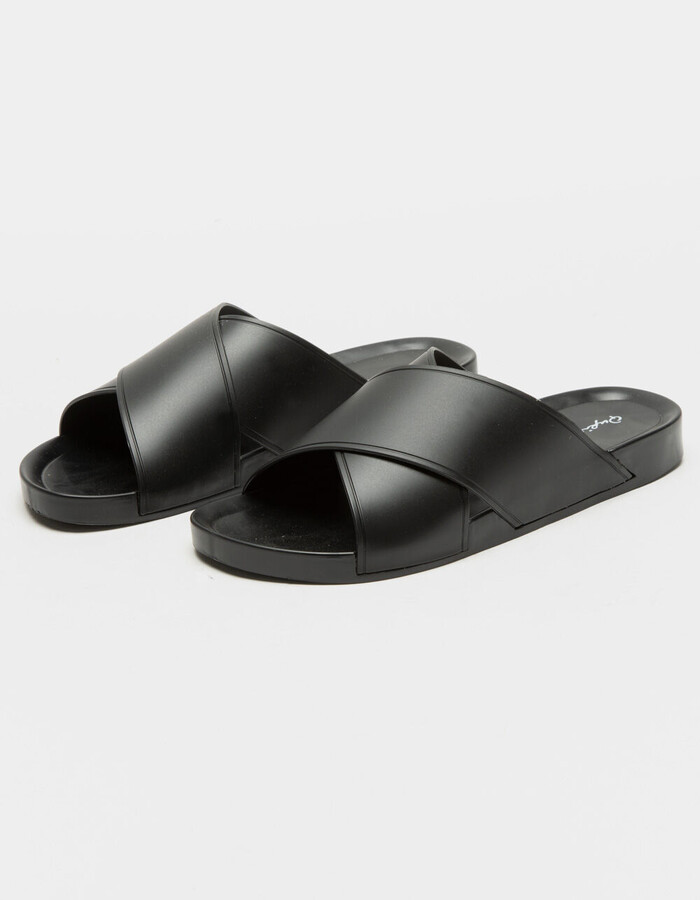 Qupid Women's Black Sandals | ShopStyle