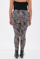 Thumbnail for your product : Plus Patchwork Printed Leggings