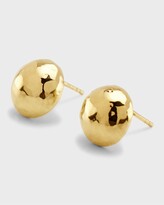Thumbnail for your product : Ippolita Small Hammered Pinball Stud Earrings in 18K Gold