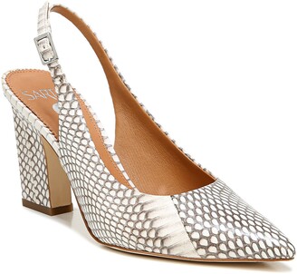 franco sarto vickie slingback kitten heel pump