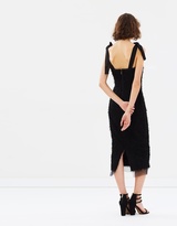 Thumbnail for your product : Rebecca Vallance Martina Tie Shoulder Midi Dress