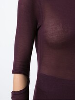 Thumbnail for your product : Gloria Coelho Cut-Out Detail Jumper