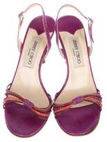 Thumbnail for your product : Jimmy Choo Karung Strap Sandals
