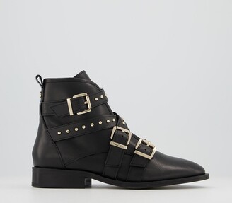office studded ankle boots
