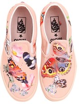 Thumbnail for your product : Vans Butterfly Print Canvas Slip-on Sneakers