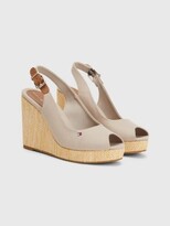 Thumbnail for your product : Tommy Hilfiger Iconic Slingback Espadrille High Heel Wedges