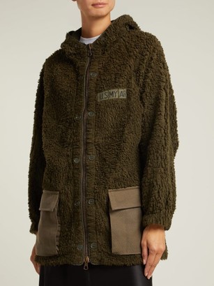 Myar - Faux-shearling Hooded Jacket - Khaki
