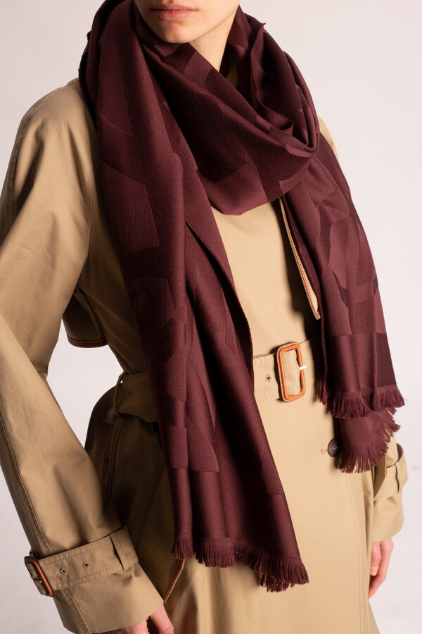Burgundy silk wrinkled scarf for women   No iron dark red wrinkled silk scarf    red crinkle silk scarf  100% habotai silk Shibori