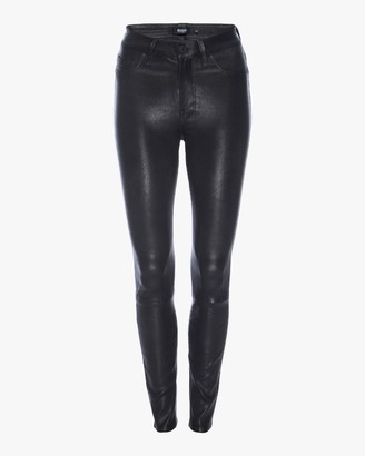 high waisted skinny leather pants