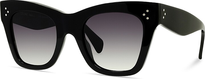 Celine Polarized Square Sunglasses, 50mm