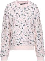 Thumbnail for your product : Love Moschino Printed French Cotton-blend Terry Sweatshirt