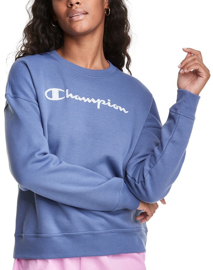 blue champion pullover