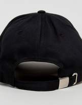 Thumbnail for your product : ASOS Baseball Cap In Black With Red Slogan Print