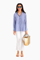 Thumbnail for your product : Vince White Blue Classic Stripe Tunic