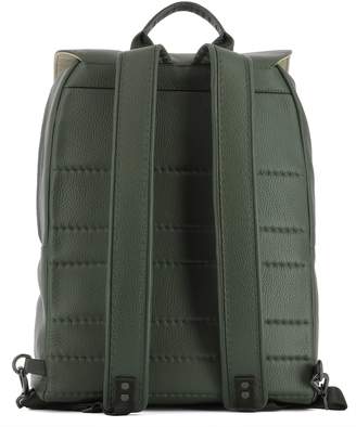Zanellato Military Green Leather Backpack