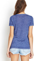 Thumbnail for your product : Forever 21 V-Neck Mineral Wash Tee