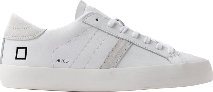 D.A.T.E Hill Low Calf White Sneakers