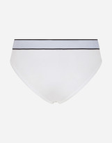 Thumbnail for your product : Dolce & Gabbana Jersey Briefs With Logoed Strip