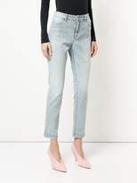 Thumbnail for your product : Marc Cain faux-pearl embellished jeans