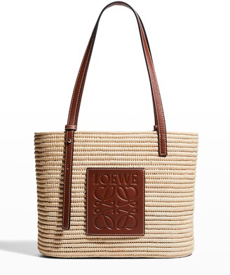 Loewe Pochette Raffia Bag - Brown Crossbody Bags, Handbags - LOW26161