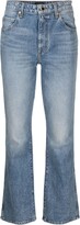 Cropped Bootcut Jeans 