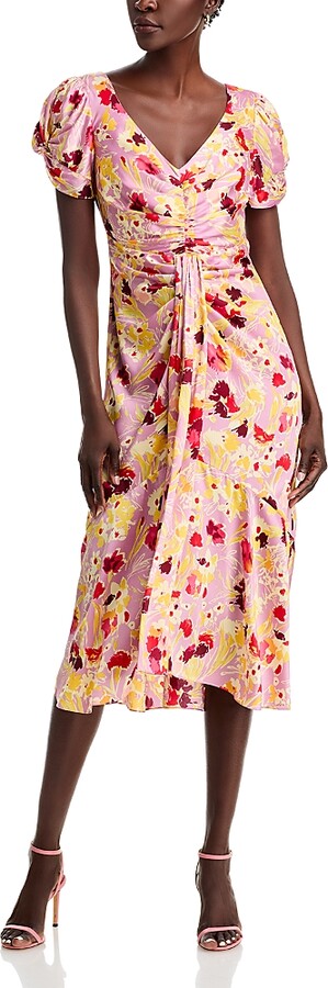 Cinq à Sept Tossed Floral Walker Dress