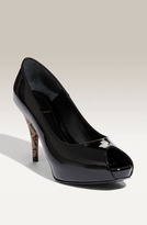 Thumbnail for your product : Fendi 'Superstar' Open Toe Pump
