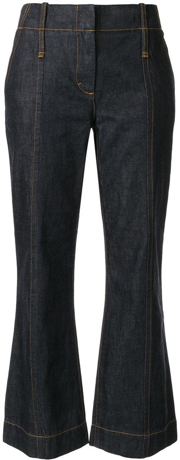 tory burch cropped jeans