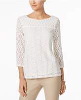 Thumbnail for your product : Charter Club Lace Top, Created for Macy's