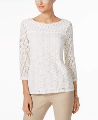 Charter Club Lace Top, Created for Macy's