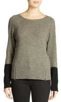 Thumbnail for your product : Eileen Fisher Petite Wool Jewel Neck Sweater