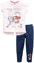 Thumbnail for your product : Paw Patrol Girls T-Shirt and Leggings Set