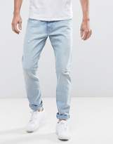 Thumbnail for your product : Wrangler Larston Slim Tapered Jeans Salt