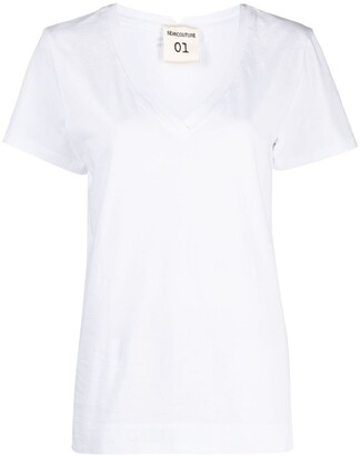 White V Neck Tee | Shop the world’s largest collection of fashion ...