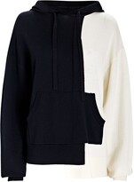 Thumbnail for your product : Monse Hooded Colorblock Wool Sweater