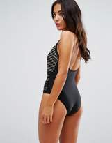 Thumbnail for your product : Wolfwhistle Wolf & Whistle Studded Plunge Swimsuit B/C - E/F