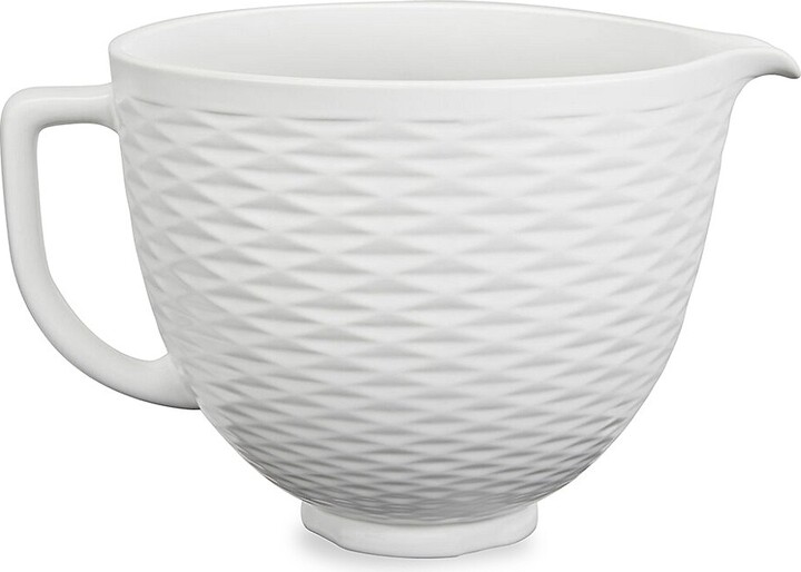 Shop KitchenAid 5-Quart Patterned Titanium-Reinforced Ceramic Bowl