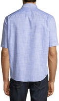 Thumbnail for your product : Neiman Marcus Classic-Fit Non-Iron Wear It Out Striped Sport Shirt
